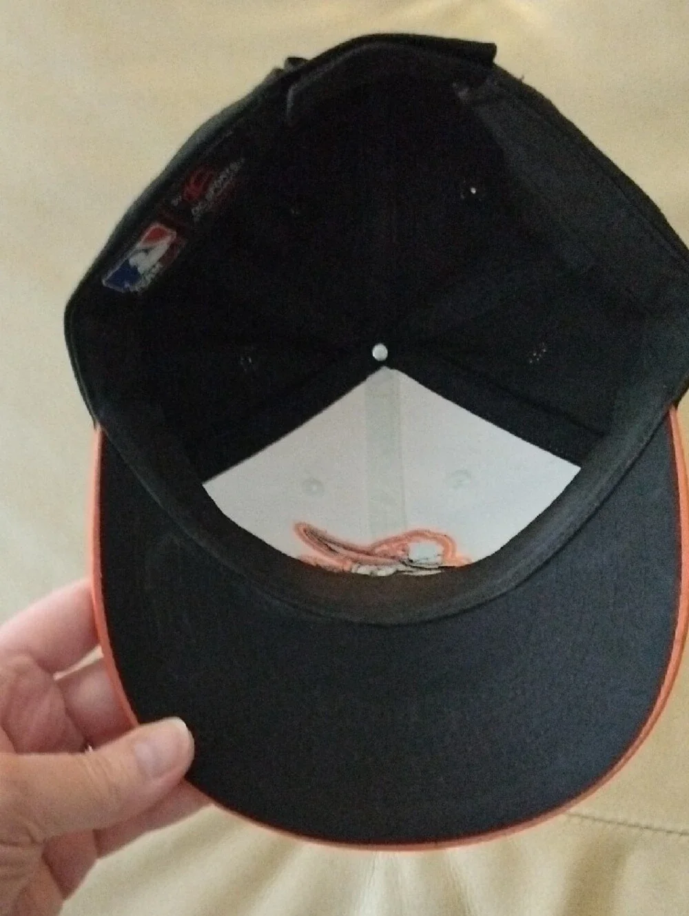 Classic Baltimore Orioles Youth Baseball Hat / Cap - White, Black & Orange